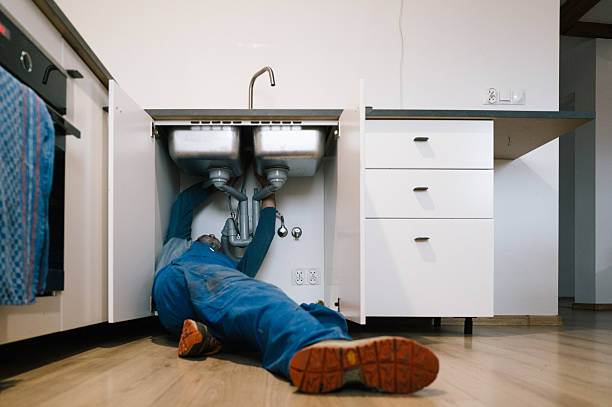 Professional Drain Cleaning technician working in Williamsport, OH